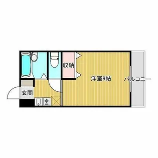 ローズビル・ウチダ【2階】の間取り