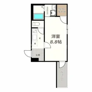 フジパレス天王寺東Ⅲ番館【3階】の間取り