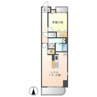 Haus ISEBERG【7階】の間取り