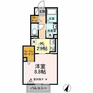アルカンシエル A棟【1階】の間取り