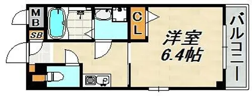 カーメルガーデン【3階】の間取り