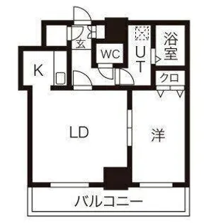 ティアラタワー中島倶楽部【10階】の間取り