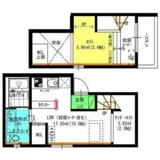 FLEUVE A(フルーヴA)【1階】の間取り