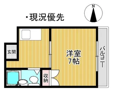 コーポちひろ【306号室】の間取り