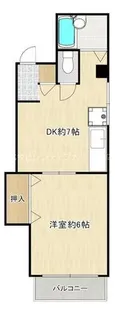 林マンション【4階】の間取り