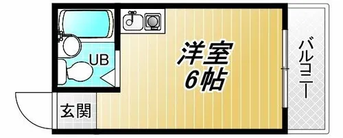 サンフォレスト布施【402号室】の間取り