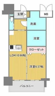 プレジオ豊中【803号室】の間取り