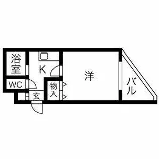 アーバン箱崎【303号室】の間取り