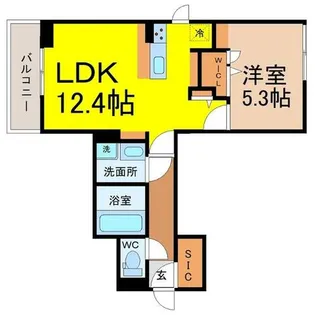ムルティー今池南【1階】の間取り