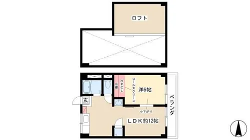 シーズンコート上小田井西Ⅰ【301号室】の間取り