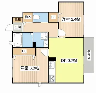 エルピーダ【0101号室】の間取り