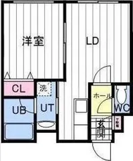 ブリリアント平岸【3階】の間取り