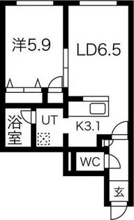 グランヒル中島公園【3階】の間取り