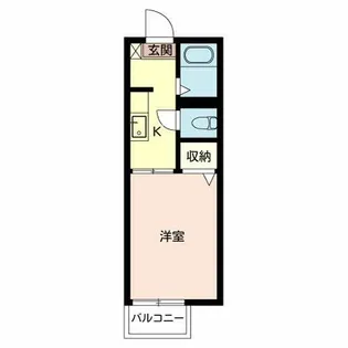 ハイツ フラリッシュⅡ【2階】の間取り