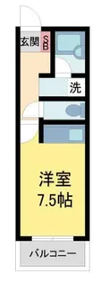 ロココ西宮【202号室】の間取り