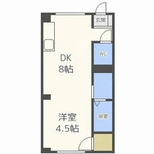 連北30条【105号室】の間取り