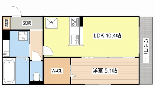 レウイシア【2階】の間取り