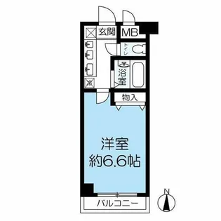 フェンテ武庫之荘【4階】の間取り