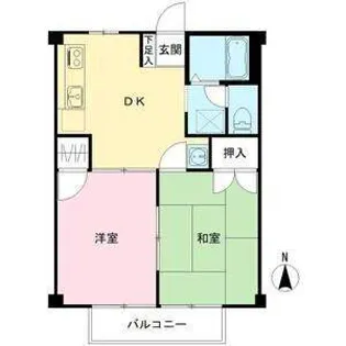 すずめのお宿【102号室】の間取り