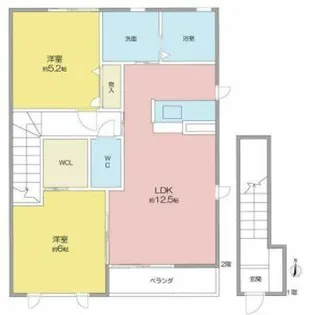 ポラリス【C202号室】の間取り
