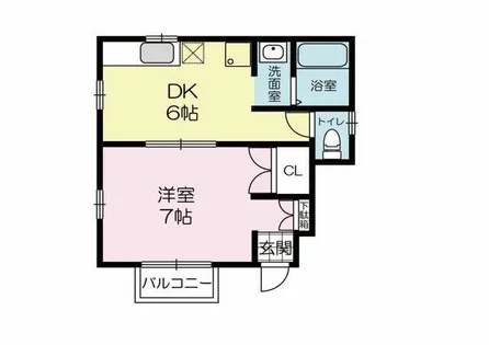 KSハイツ【1階】の間取り