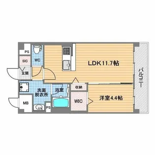 プリマヴェーラ甲子園一番町【3階】の間取り