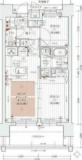 エステムプラザ名古屋UX【8階】の間取り