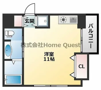 1st Avenir.【402号室】の間取り