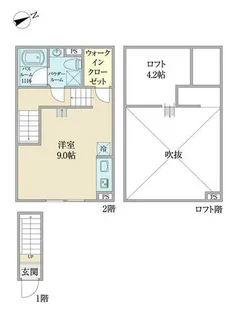 クレイン御器所【0206号室】の間取り
