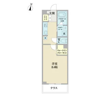 フィオーレ【0103号室】の間取り