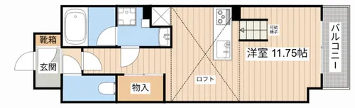 シャトーエスト彦根【505号室】の間取り