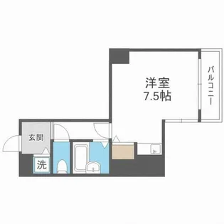 エスティライフ梅田新道【3階】の間取り