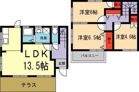 コンフォート2【102号室】の間取り