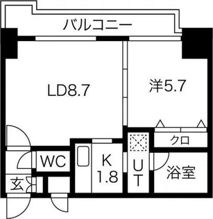 M’stage【3階】の間取り