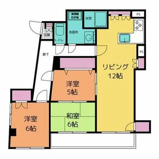 ブルームマンション【201号室】の間取り