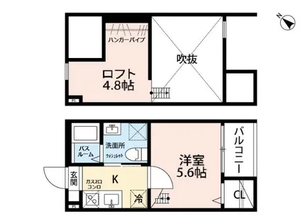Trois toiles【1階】の間取り