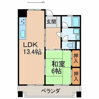 グレイスピア吹上【506号室】の間取り
