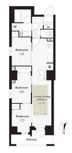 ソルプレサンス京都STATION RESIDENCE【5階】の間取り