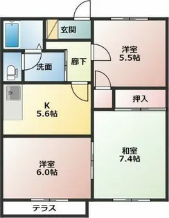 Scene88【1階】の間取り