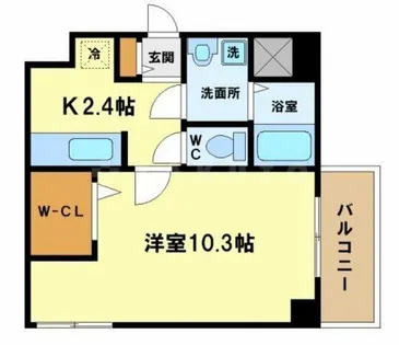 メゾン・フロールIMAKUBO【4階】の間取り