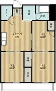 グレイスSONEⅡ【3階】の間取り
