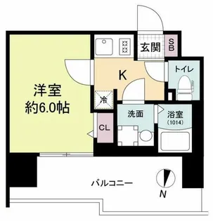 エスリードレジデンス梅田グランゲート【14階】の間取り