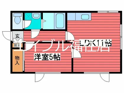 トキワ【201号室】の間取り