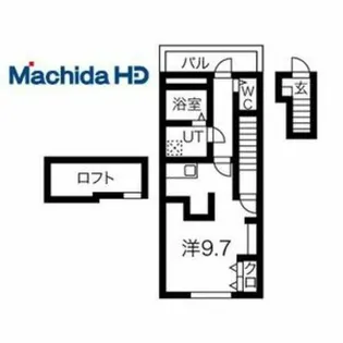 あんしん+小畑町08-13001【2階】の間取り