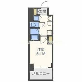 プレサンス梅田北デイズ【5階】の間取り