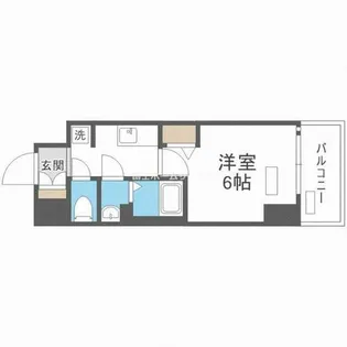 大阪府大阪市東成区東中本1丁目【マンション】の間取り
