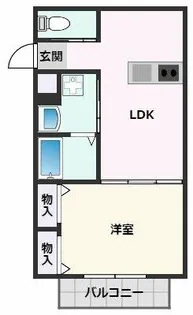 greenhill spring【1階】の間取り
