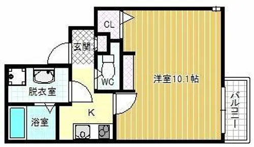 エヌエムサンカンテドゥ【3階】の間取り