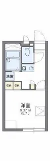 レオパレス春日丘【2階】の間取り