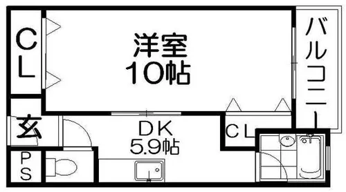 本町ビル【2階】の間取り